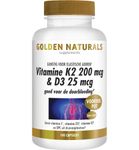 Golden Naturals Vitamine K2 200 mcg & D3 25 mcg (180vc) 180vc thumb