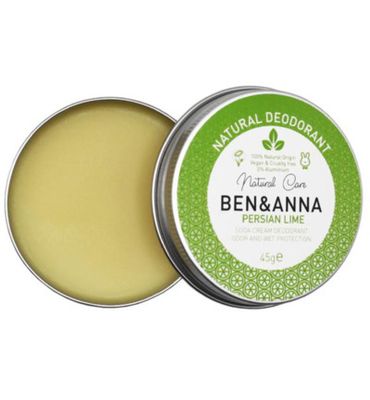 Ben & Anna Natural deodorant creme persian lime (45g) 45g