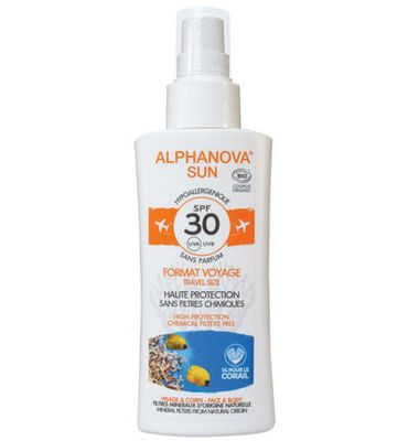 Alphanova Sun Sun spray SPF30 gevoelige huid (90g) 90g