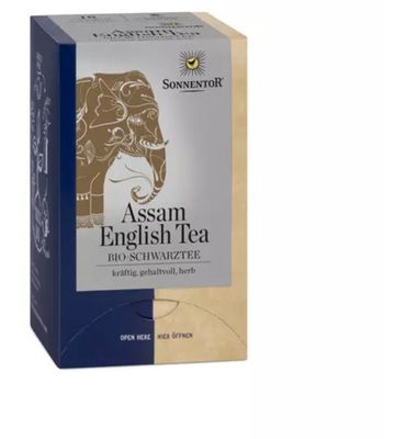 Sonnentor Assam English zwarte thee bio (18st) 18st