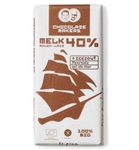 Chocolatemakers Tres hombres 40% met zeezout bio (85g) 85g thumb