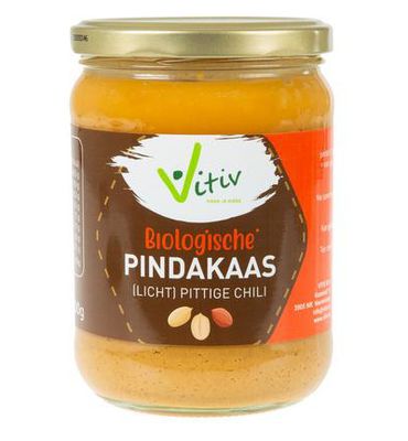 Vitiv Pindakaas chili bio (500g) 500g