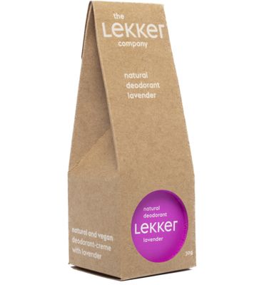 The Lekker Company Deodorant lavendel (30ml) 30ml