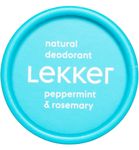 The Lekker Company Deodorant pepermunt & rozemarijn (30ml) 30ml thumb