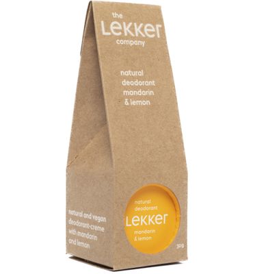 The Lekker Company Deodorant mandarijn & citroen (30ml) 30ml