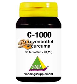 SNP Snp Vitamine C + rozenbottel + curcuma 1000mg (60tb)
