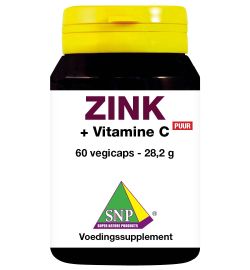 SNP Snp Zink 50mg + gebufferde vitamine C puur (60vc)
