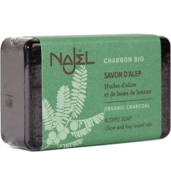 Najel Najel Aleppo olijfzeep met charcoal (100g)