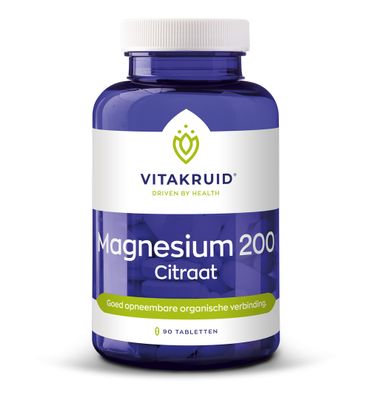 Vitakruid Magnesium 200 citraat (100tb) 100tb