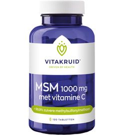 Vitakruid Vitakruid MSM 1000 mg + vitamine C (120tb)
