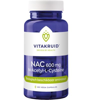 Vitakruid NAC 600 mg N-Acetyl-L-Cysteine (60vc) 60vc