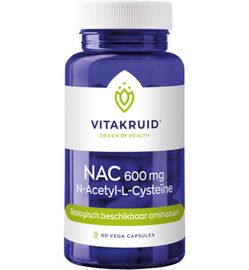 Vitakruid Vitakruid NAC 600 mg N-Acetyl-L-Cysteine (60vc)