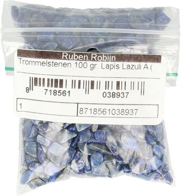 Ruben Robijn Trommelstenen lapis lazuli A maat 1 (100g) 100g
