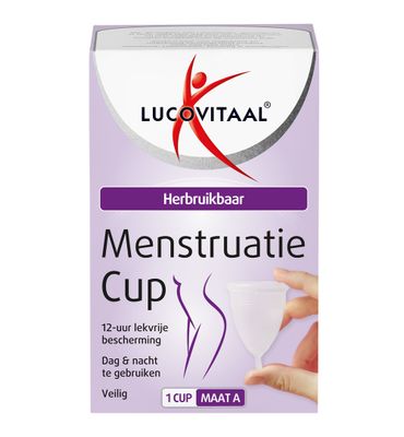 Lucovitaal Menstruatie cup maat A (1st) 1st