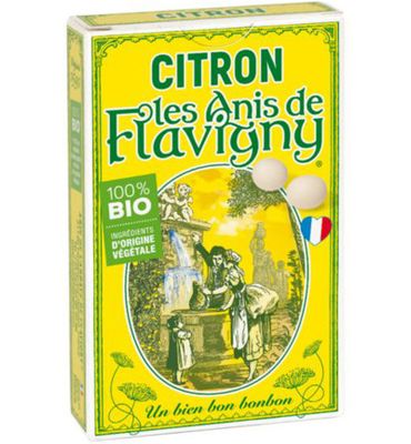 Les Anis de Flavigny Anijspastilles citroen bio (40g) 40g