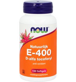 Now Now Vitamine E-400 d-alfa tocoferyl (100sft)