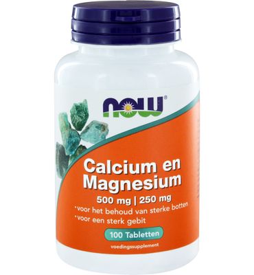 Now Calcium 500 mg en magnesium 250 mg (100tb) 100tb