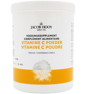 Jacob Hooy Vitamine C Ascorbinezuur pot (1000g) 1000g