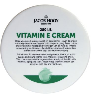 Jacob Hooy Vitamine E creme (140ml) 140ml