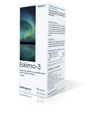 Metagenics Eskimo 3 vloeibaar limoen (105ml) 105ml