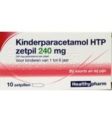 Healthypharm Paracetamol kinderen 240mg (10zp) 10zp