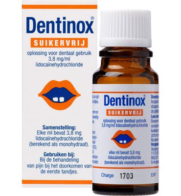 Dentinox Dentinox suikervrij (9ml) 9ml