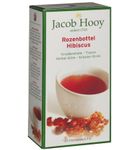 Jacob Hooy Rozenbottel hibiscus thee zakjes (20st) 20st thumb
