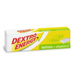 Dextro Energy Dextro Energy Citroen tablet met vitamine C 87 gram (1rol)