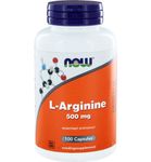 Now L-Arginine 500 mg (100ca) 100ca thumb