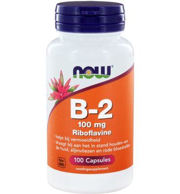 Now Vitamine B2 100 mg (100ca) 100ca