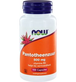 Now Now Pantotheenzuur 500 mg (B5) (100vc)
