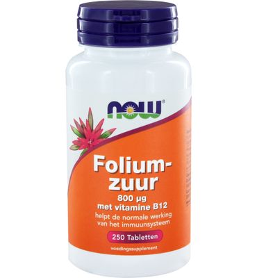 Now Foliumzuur 800 mcg (250tb) 250tb