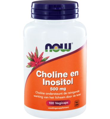 Now Choline en inositol 500 mg (100vc) 100vc