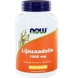 Now Now Lijnzaadolie 1000 mg (100sft)