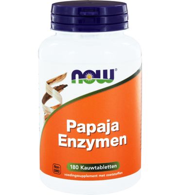 Now Papaya enzymen kauwtabletten (180kt) 180kt