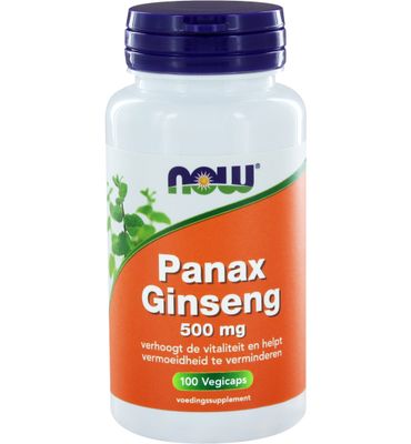 Now Panax ginseng 500 mg (100vc) 100vc