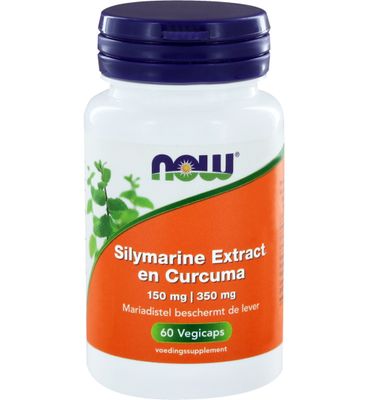Now Silymarine/mariadistel extract en curcuma (60vc) 60vc