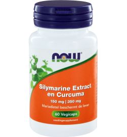 Now Now Silymarine/mariadistel extract en curcuma (60vc)