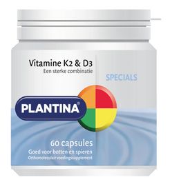 Plantina Plantina Vitamine K2 en D3 (60ca)
