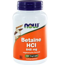 Now Now Betaine HCL 648 mg (120vc)