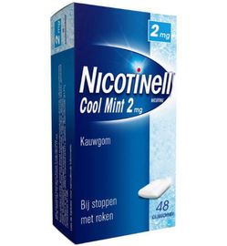 Nicotinell Nicotinell Kauwgom cool mint 2 mg (48st)