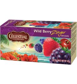 Celestial Seasonings Celestial Seasonings Wild berry zinger herb tea (20st)