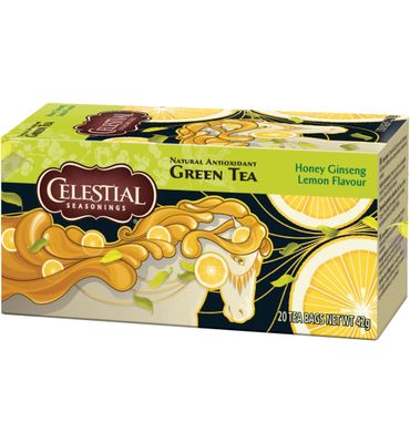 Celestial Seasonings Honey lemon ginseng green tea (20st) 20st