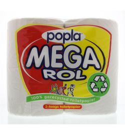 Popla Popla Toiletpapier megarol 400 vel (4rol)