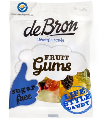 De Bron Fruitgums suikervrij (100g) 100g