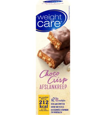 Weight Care Maaltijdreep choco crisp (2st) 2st