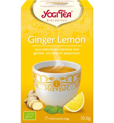 Yogi Tea Ginger lemon munt bio (17st) 17st
