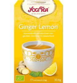Yogi Tea Yogi Tea Ginger lemon munt bio (17st)