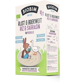 Biobim Biobim Baby rijst & boekweit 4 maanden bio (200g)