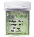 Natuurapotheek Ginkgo biloba 24% 50 mg (100ca) 100ca thumb